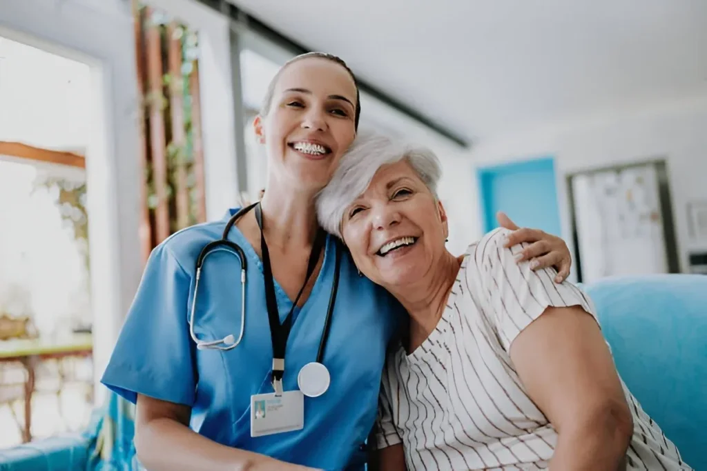 Senior couple exploring life insurance for seniors with health conditions